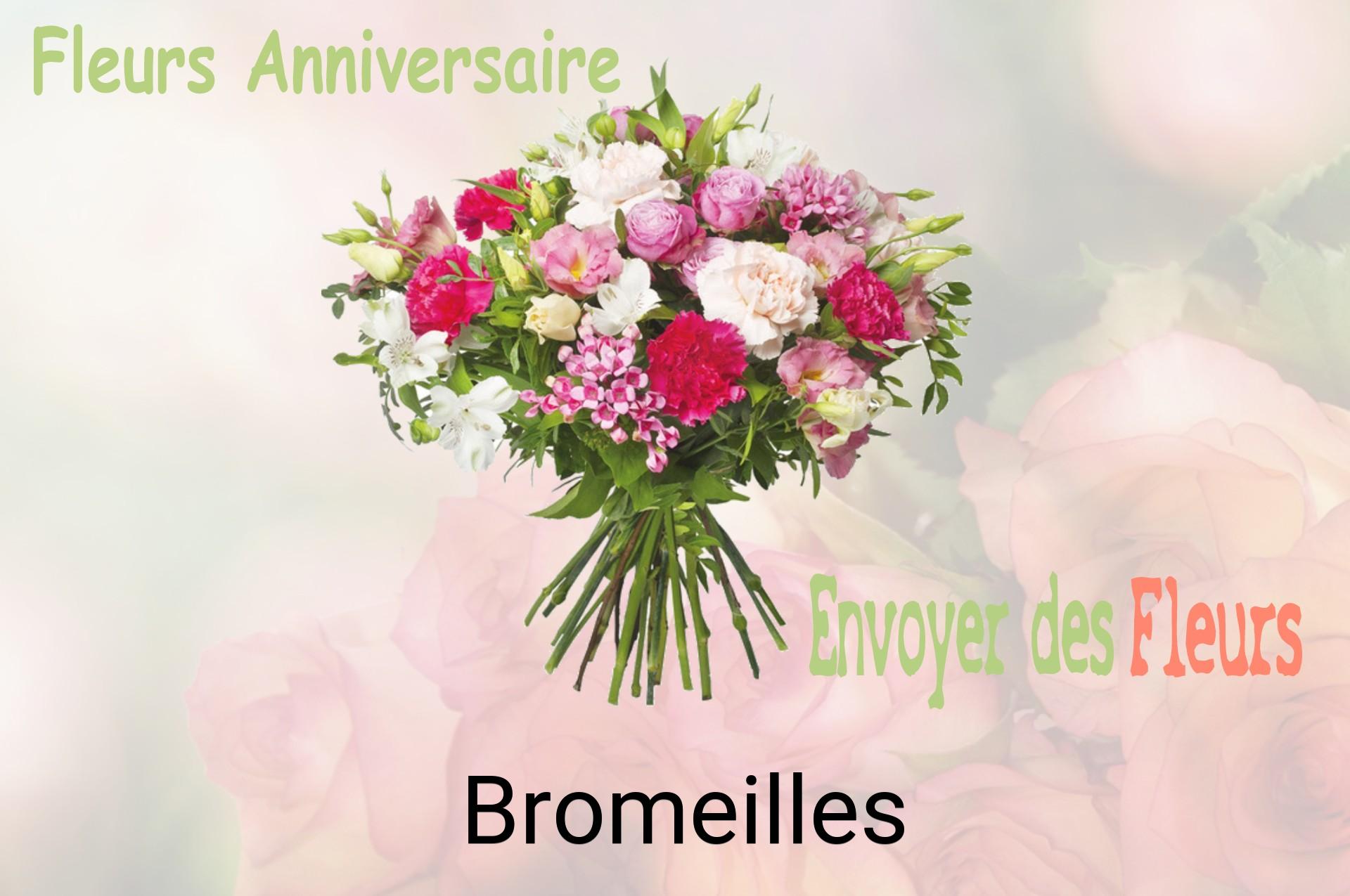 Bouquet de fleurs d’anniversaire livré à Bromeilles