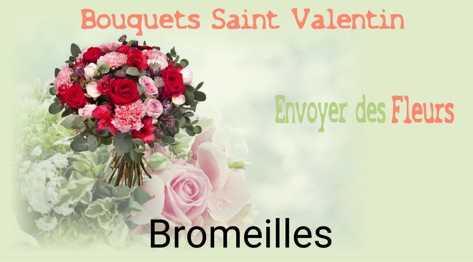 Roses de Saint-Valentin livrées à Bromeilles