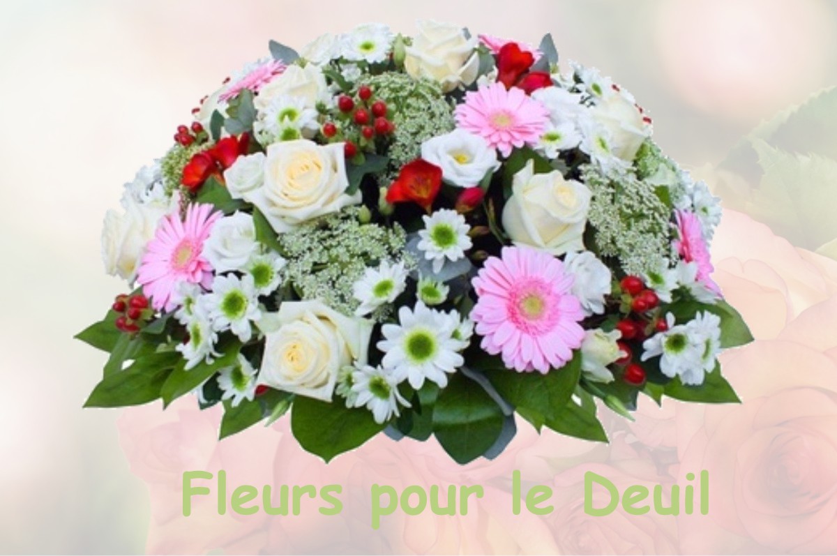 fleurs deuil BROMEILLES